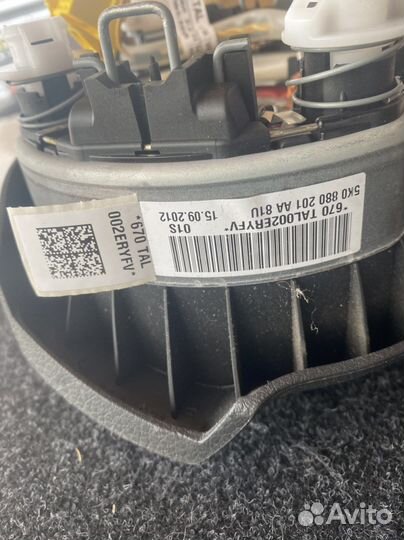 Кожаный руль volkswagen golf 6