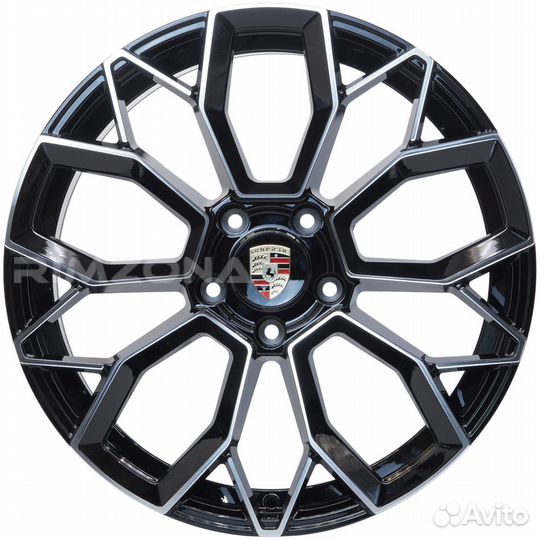 Литой диск в стиле Porsche R21 5x130
