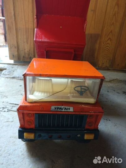 Металлическая машина детская Ураган СССР