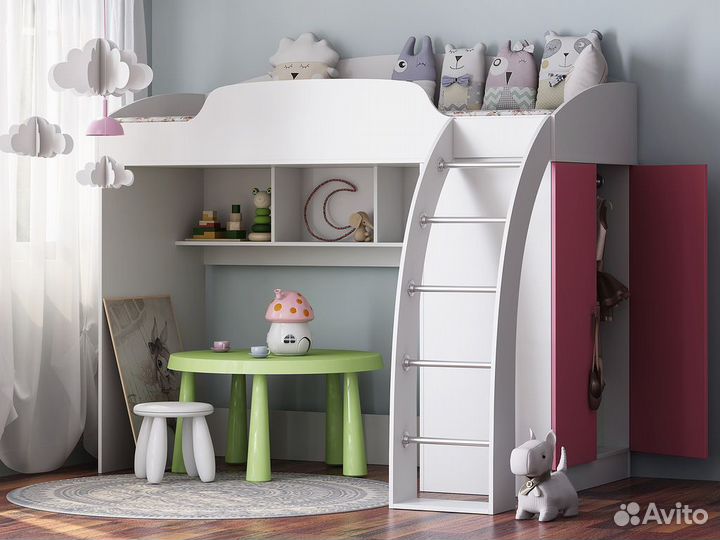 Соня 1 детская кровать чердак