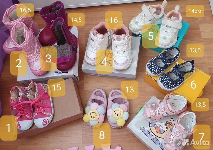 Детская обувь на девочку