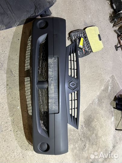 Бампер передний renault logan 1