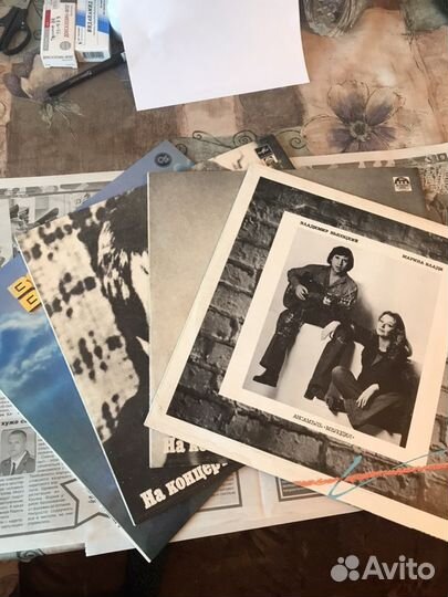 Комплект Пластинок для проигрывателя Высоцкий