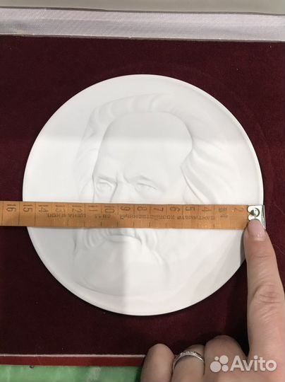 Настольная медаль Карл Маркс. ГДР