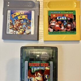 Три игры: DK (USA), DK (JPN), Donkey Kong Country