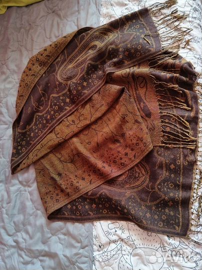 Шарф палантин из кашемира