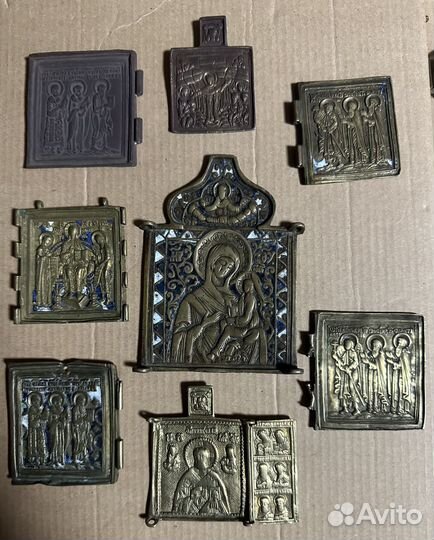 Старинные иконы, створки