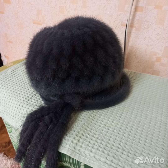Шапка норковая женская бу