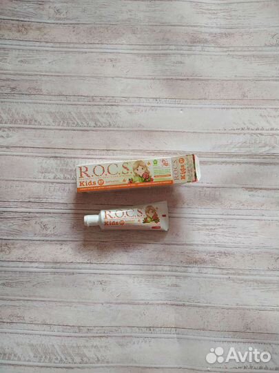 Зубная паста rocs детская новая