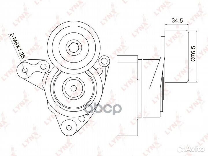 Натяжитель ремня навесного оборудования honda A