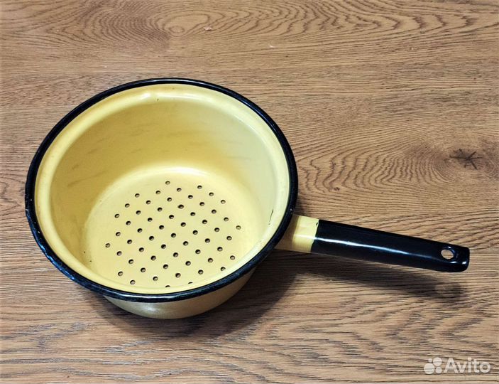 Посуда эмалированная СССР половник