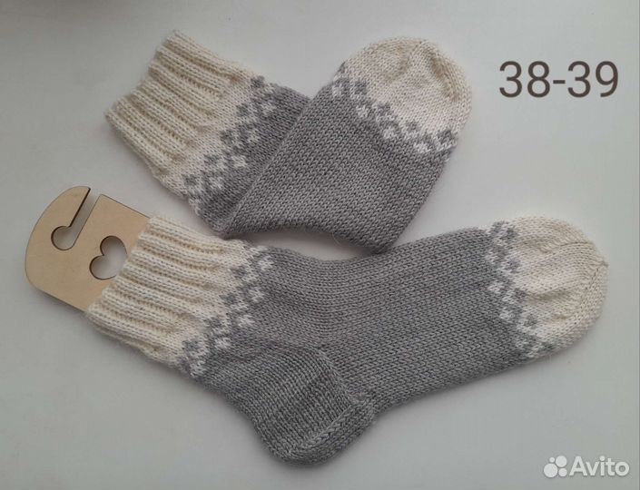 Вязаные носки