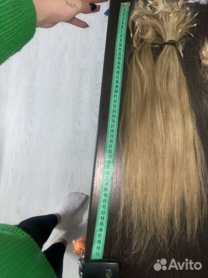 Волосы для наращивания натуральные бу