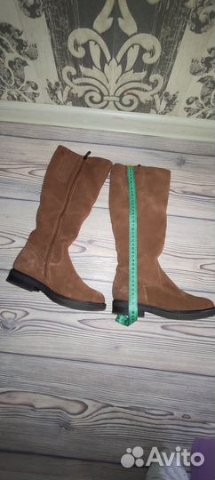 Сапоги зимние женские 36 37 натуральная замша