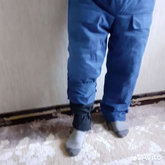 Брюки комбинезон утепленные