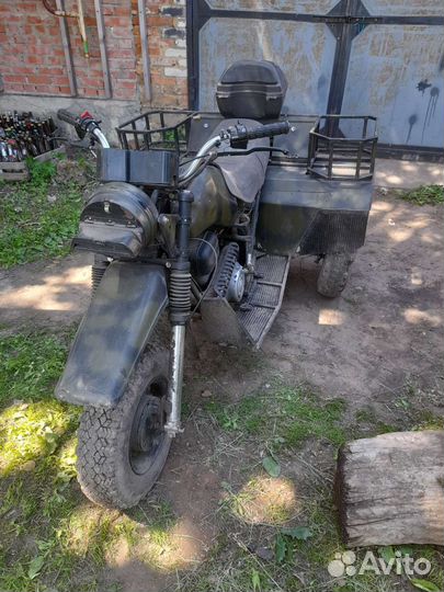 Мотоцикл Трицикл с прицепом на базе тмз