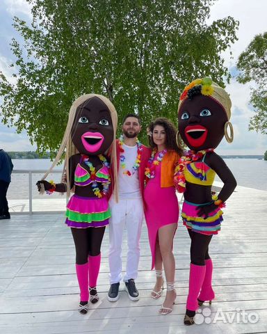 Мулатка шуточный стриптиз. Кукла тропиканка