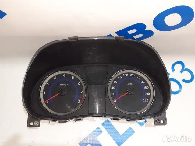 Панель приборов hyundai solaris 1 1.6 мт хетчбек