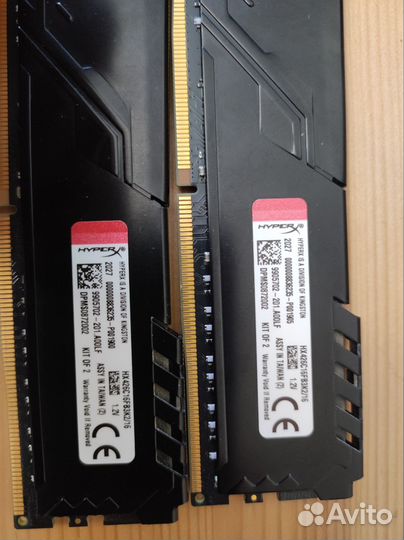 Оперативная память hyperx ddr4 16gb 2666