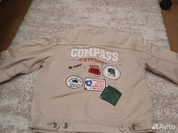 Джинсовая куртка для мальчика 146