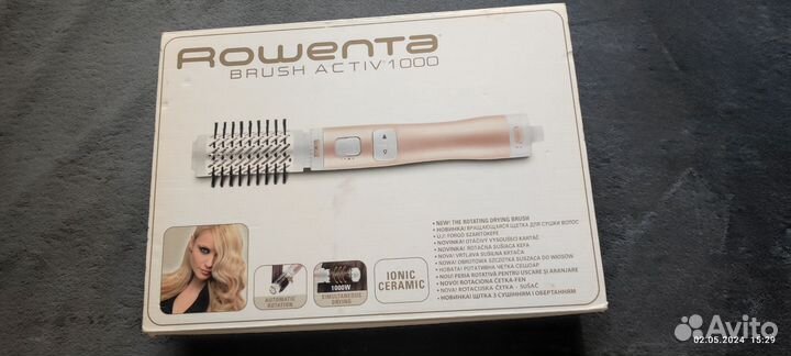 Фен щетка вращающаяся rowenta CF9220