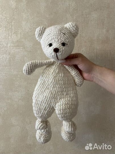 Вязаные игрушки мишка