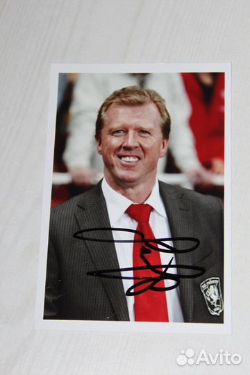 Автографы игроков сборной Англии по футболу