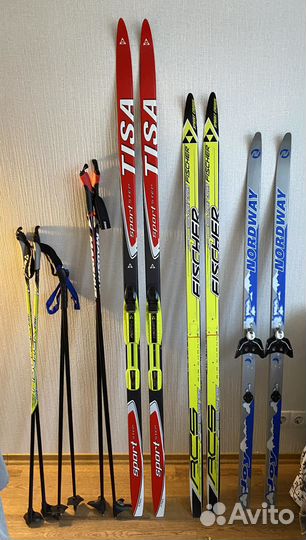 Крепления для лыж Fischer Junior, Лыжи nordway 140