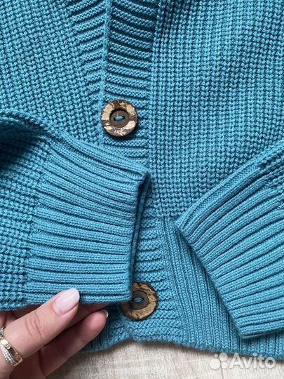 Кардиган укороченный вязаный новый