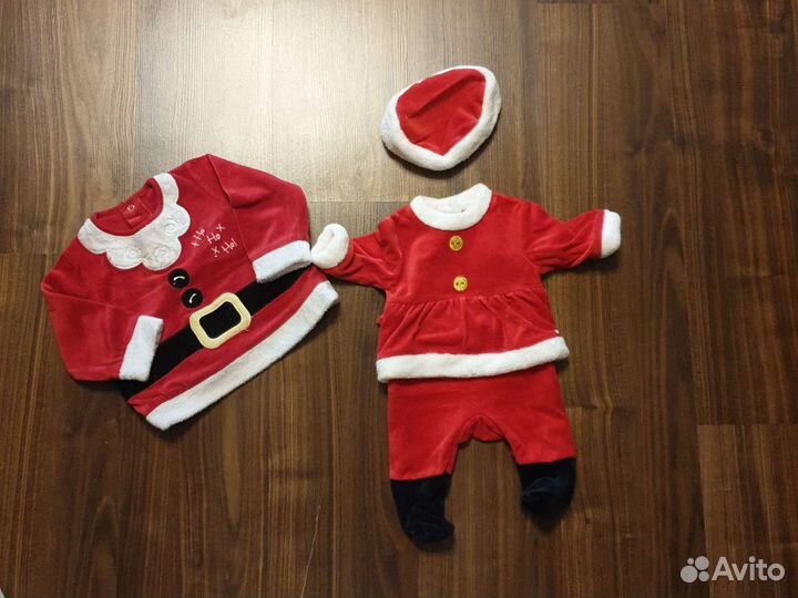 Новогодний костюм 1-3 месяца, 6-12 мес