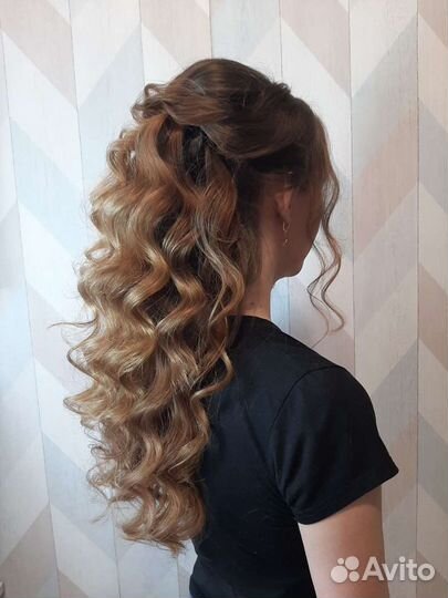 Вечерние прически,косы центр