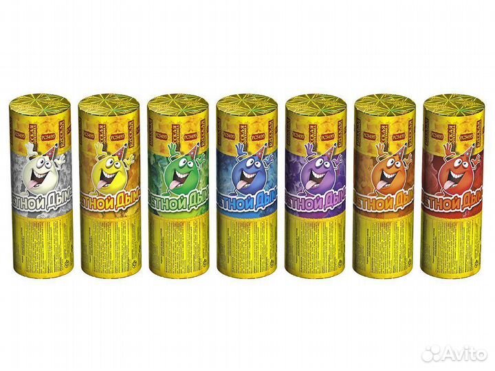 Фонтан Цветной дым 40 (ассорти) (рс3495)