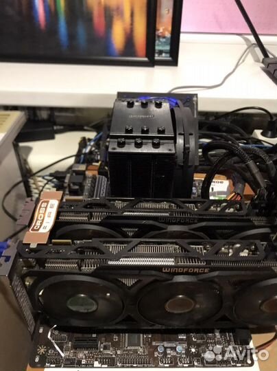 Комплект i7 7700k/ две видеокарты