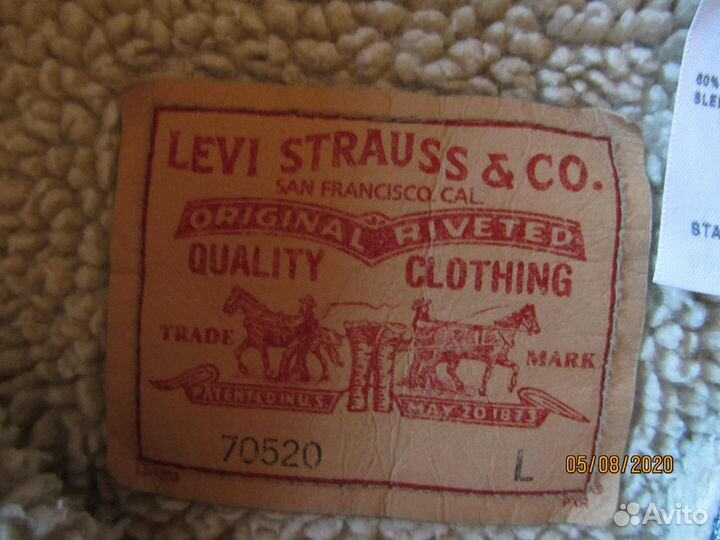 Джинсовая куртка Levis Sherpa