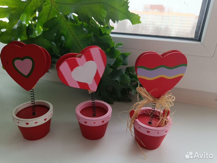 Держатель для фото/визиток, сердечки