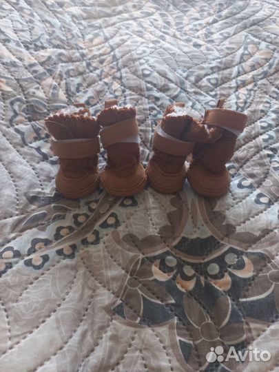 Обувь для маленькой собачки(ботиночки)