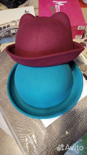 Шляпа фетровая женская, цена за 1 штуку