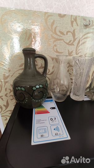 Ваза хрустальная