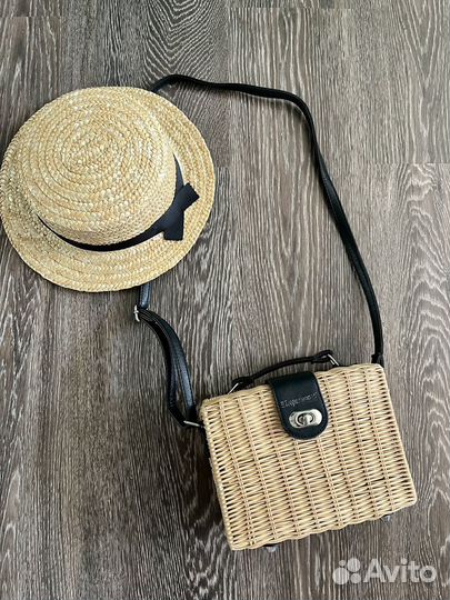 Сумка летняя из соломы