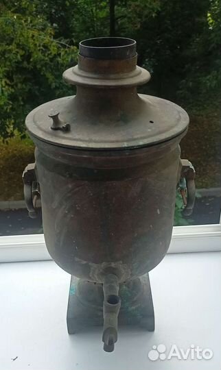 Маленький самовар 3,5 литра под реставрацию