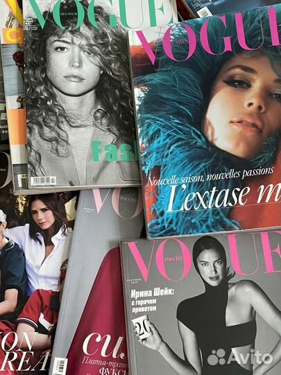 Журналы Vogue Italia, Paris, British