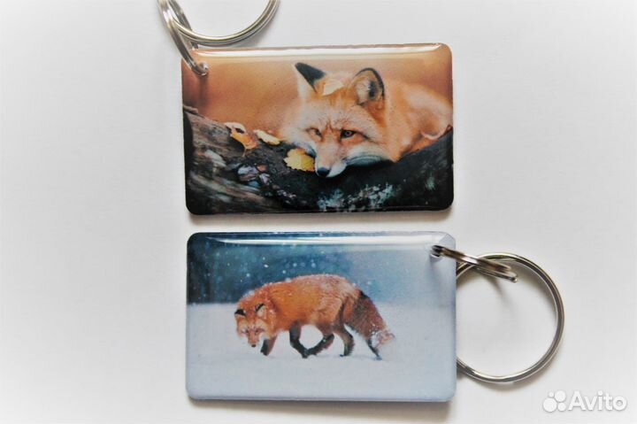 Домофонный ключ с лисой в виде шикарного брелка
