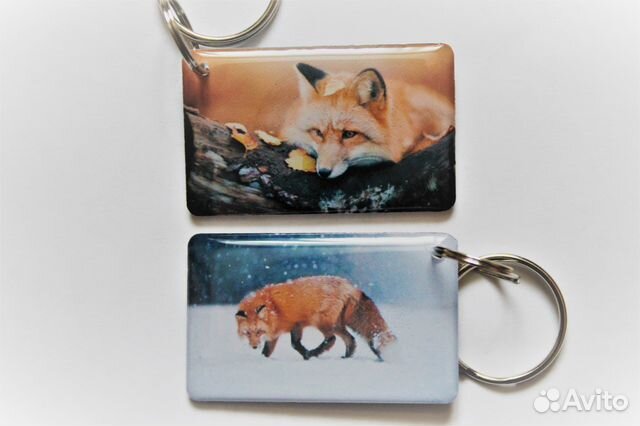 Домофонный ключ с лисой в виде шикарного брелка