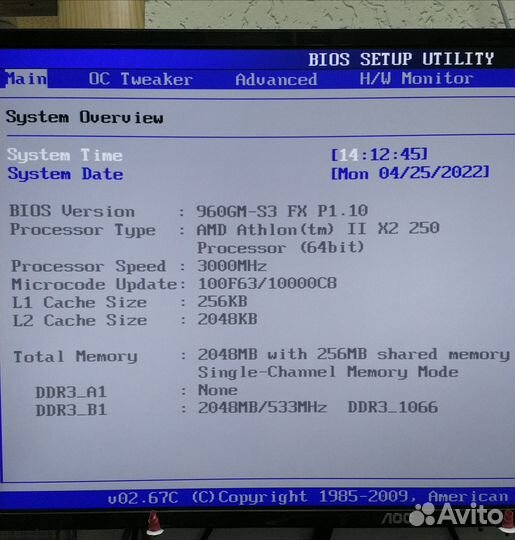 Матплата AM3+ FX. Asrock 960GM-S3 FX