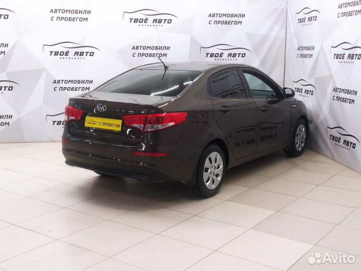 Kia Rio 1.6 МТ, 2016, 105 109 км