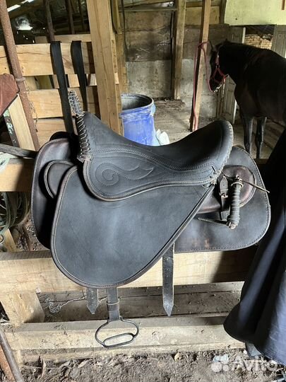 Седло скаковое рабочее