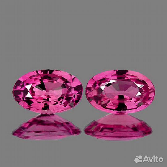 Сапфир натуральный 0,70Ct 5х3мм 2шт VVS Мадагаскар