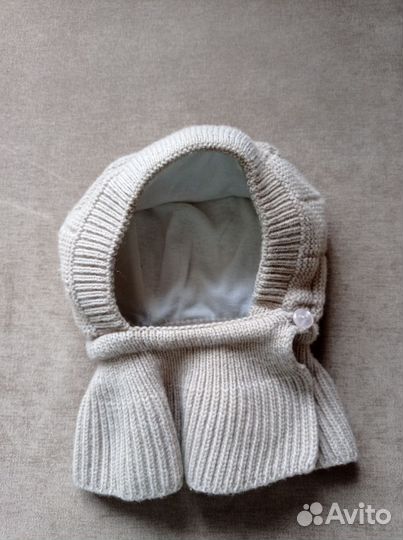 Шапка для новорожденного осень