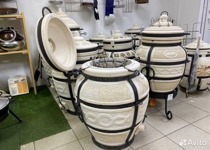 Тандыр с откидной крышкой 