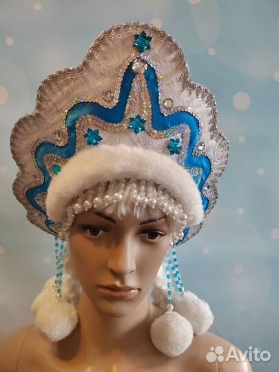 Кокошник Снегурочки 